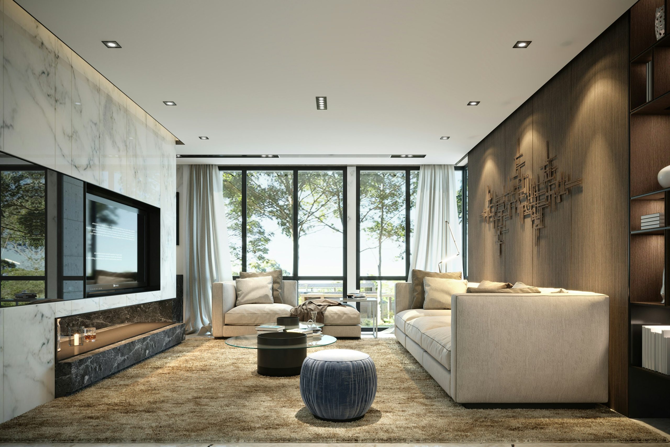 Modern, Luxurious Living Room Design: Elevate Your Home with Timeless Elegance